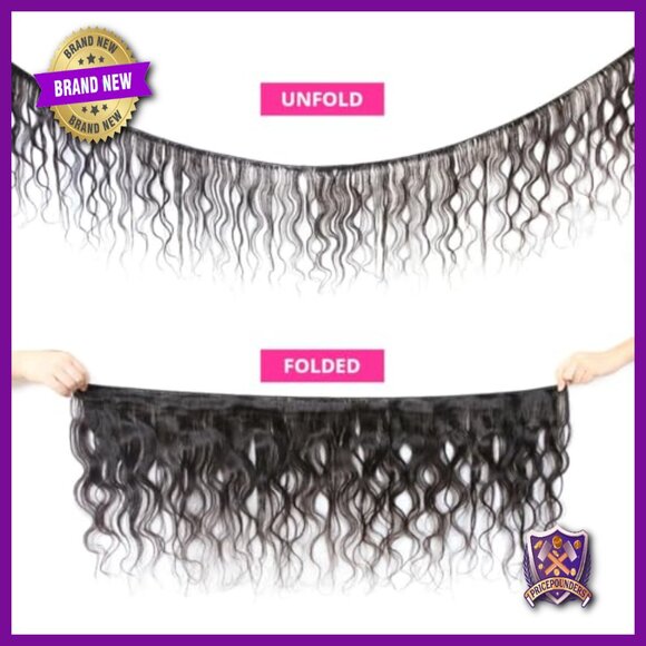 Body Wave Human Hair Extensions 4 Bundles 14-20 Inch Brazilian Virgin Hair